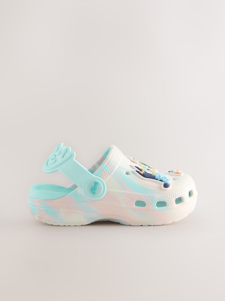 Cream/Blue Bluey Character Clogs - Image 2 of 5 Cream/Blue Bluey Character Clogs - Image 2 of 5