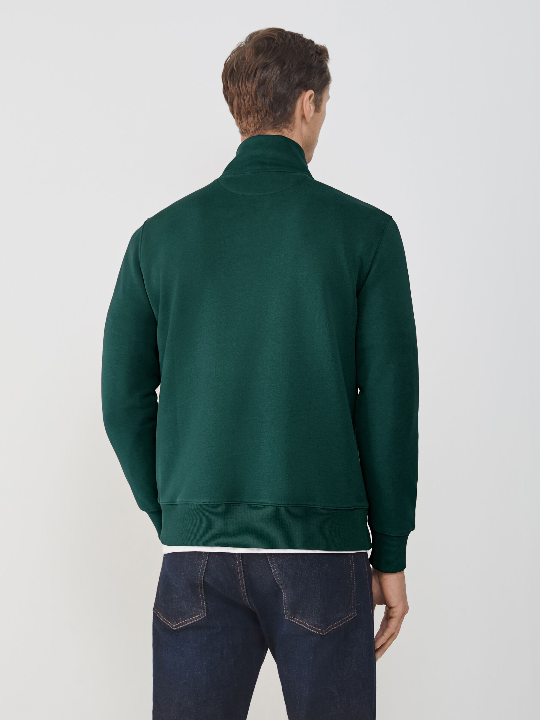 Next：日本 グリーン - GANT シールド ロゴ ハーフジップ トレーナー