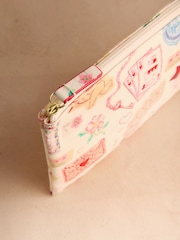 Cath Kidston Cream Love Notes Print Zip Purse - Image 3 of 3