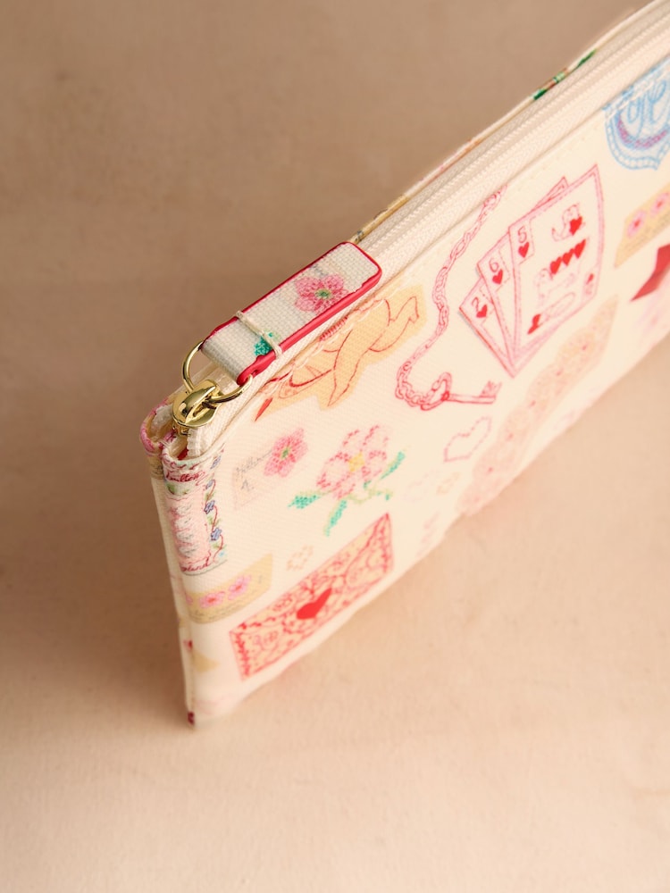 Cath Kidston Cream Love Notes Print Zip Purse - Image 3 of 3