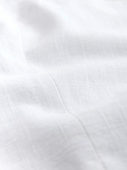 Blanc - Gilet en lin mélangé - Image 8 de 8