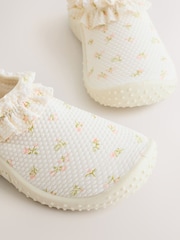 Cream Floral Swim Socks - Image 3 of 5