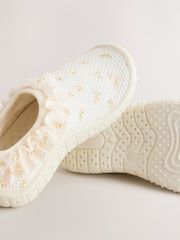 Cream Floral Swim Socks - Image 4 of 5