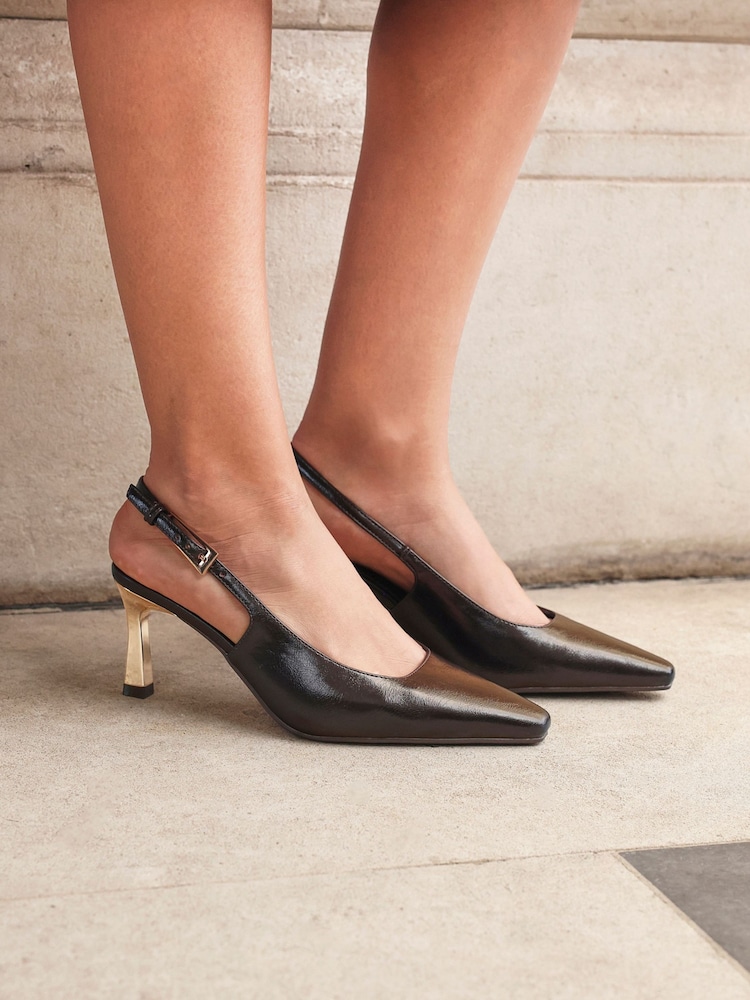 Linzi Brown Avani Stiletto Court Heels - Image 1 of 6
