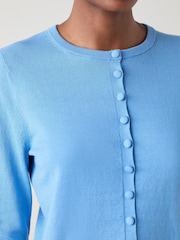 LK Bennett Lottie Plain Fine Gauge Cardigan - Imagem 3 de 3