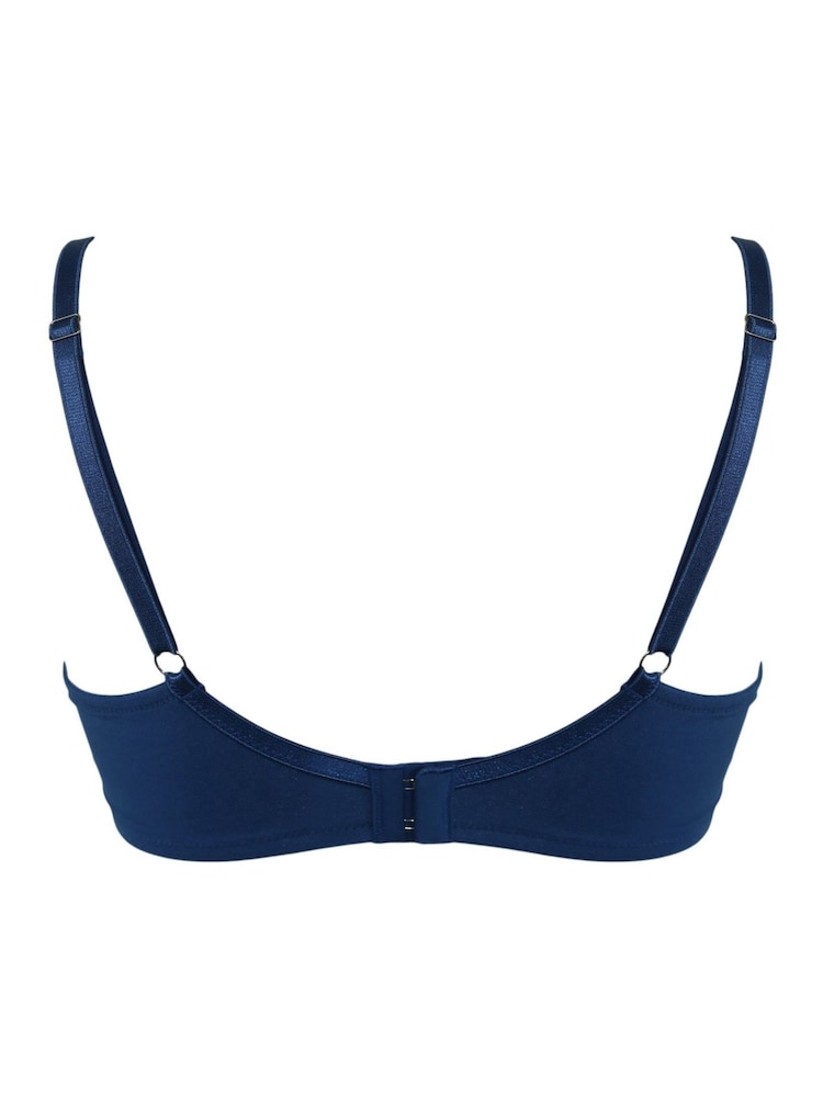 Pour Moi Blue Atelier Lace Bra - Image 4 of 4 Pour Moi Blue Atelier Lace Bra - Image 4 of 4