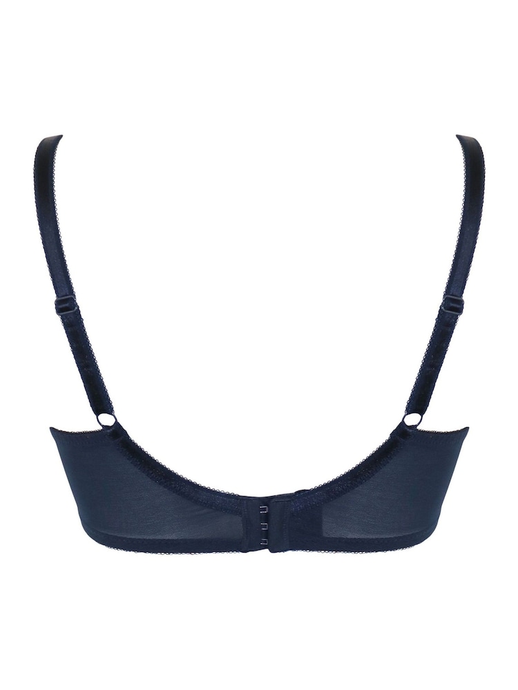 Pour Moi Dark Blue Non Padded Rebel Plunge Bra - Image 4 of 4