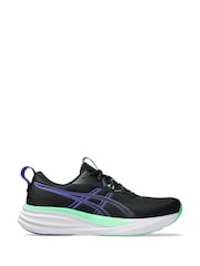 ASICS Black/Purple Gel Pulse 17 Running Trainers - Image 1 of 8