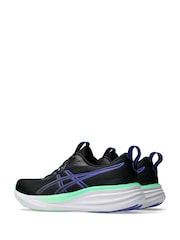 ASICS Black/Purple Gel Pulse 17 Running Trainers - Image 5 of 8