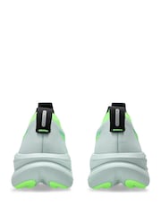 ASICS White/Green Gel Nimbus 28 Running Trainers - Image 6 of 7