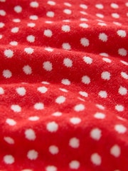 Sarkans punktiņojums - Plāns, īpaši mīksts, apaļas kakla izgriezuma kardigans ar vilnu - Attēls 7 no 7