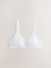 Black/White/Chocolate Nude Total Support Full Cup Lace Ultimate Comfort Bras 3 Pack - Image 3 of 6