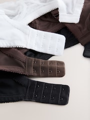 Black/White/Chocolate Nude Total Support Full Cup Lace Ultimate Comfort Bras 3 Pack - Image 6 of 6