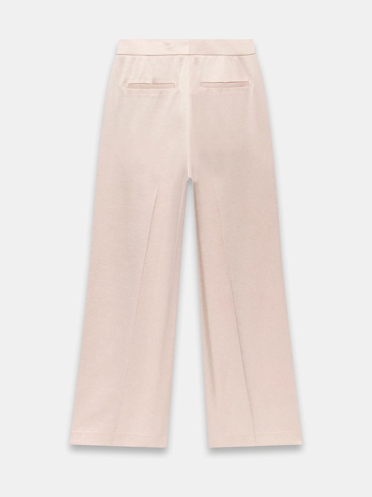 Mint Velvet Pink Pleated Wide Leg Trousers - Image 8 of 8