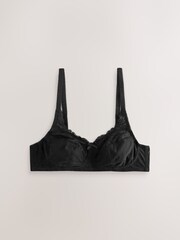 黑色/白色/杏仁裸色 - 全方位支撐全罩杯蕾絲極致舒適內衣 3 件組 - 圖片 7，共 9