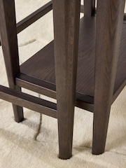 Dark Oak Brunswick Ceramic Top Nest of Tables - Image 4 of 6