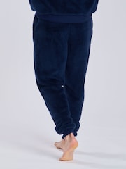Loungeable Blue Sherpa Lounge Joggers - Image 2 of 5