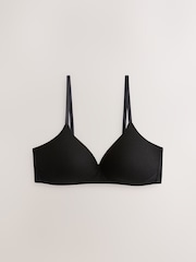 Black/White/Praline Nude Pad Non Wire Cotton Blend Ultimate Comfort Bras 3 Pack - Image 7 of 11