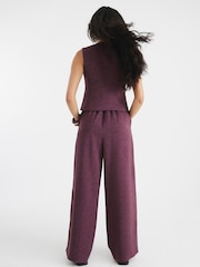 River Island Purple Wide Leg Trousers - Image 4 of 4