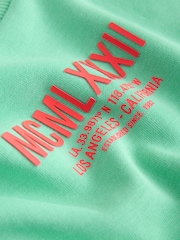 Bright Green Graphic Print Heavyweight Short Sleeve T-Shirt (3-16yrs) - Image 3 of 4