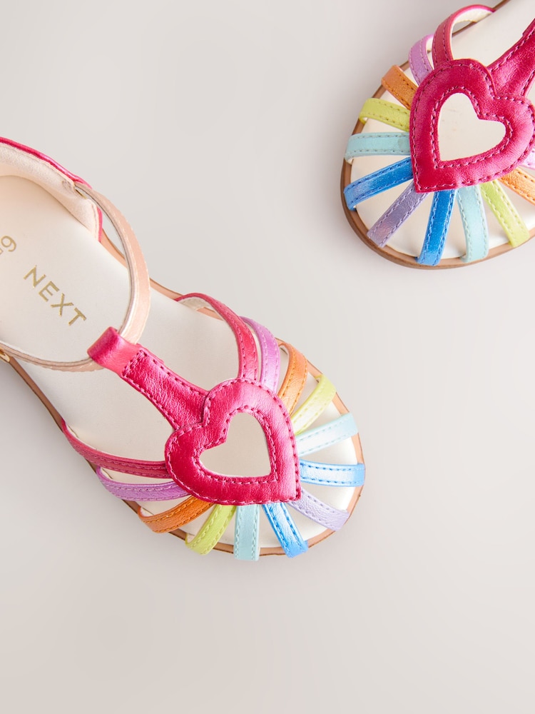 Ladies Sandals Rainbow Purse And Sandals Buy Rainbow Standard Fit (F) Leather Woven Sandals From Next Ireland