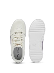 Puma White Womens Carina Lux Trainers - Image 4 of 6