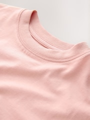 Peach Pink Relaxed Fit Short Sleeve T-Shirt (3-16yrs) - Image 4 of 4