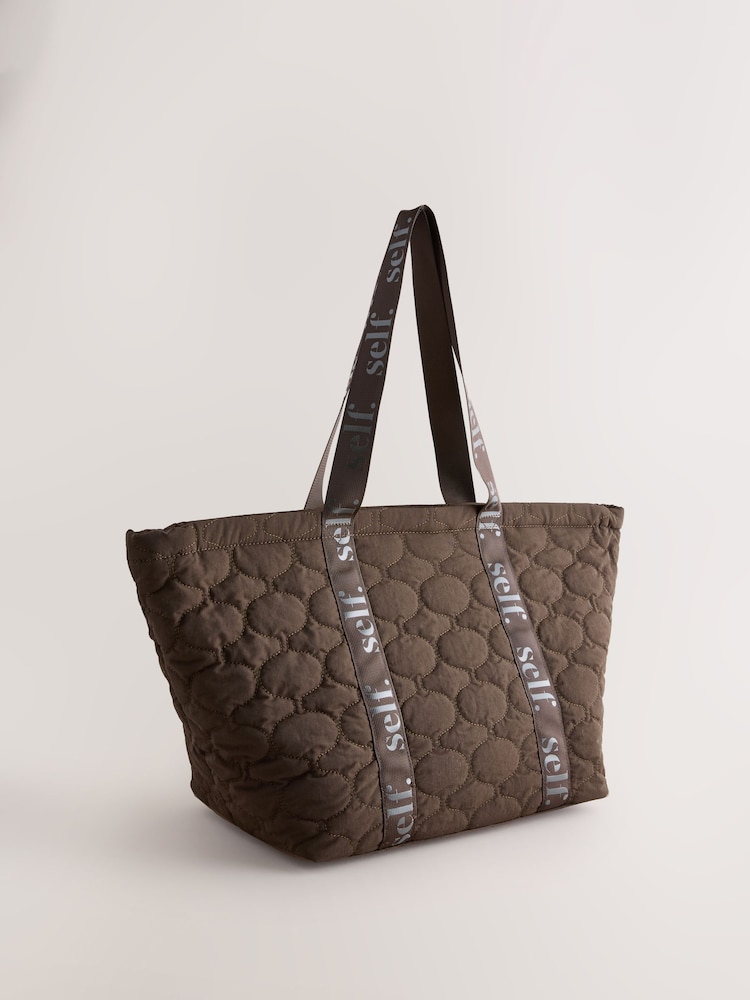 self. Quilted Nylon Shoulder Bag - Slika 2 iz 5 self. Quilted Nylon Shoulder Bag - Slika 2 iz 5