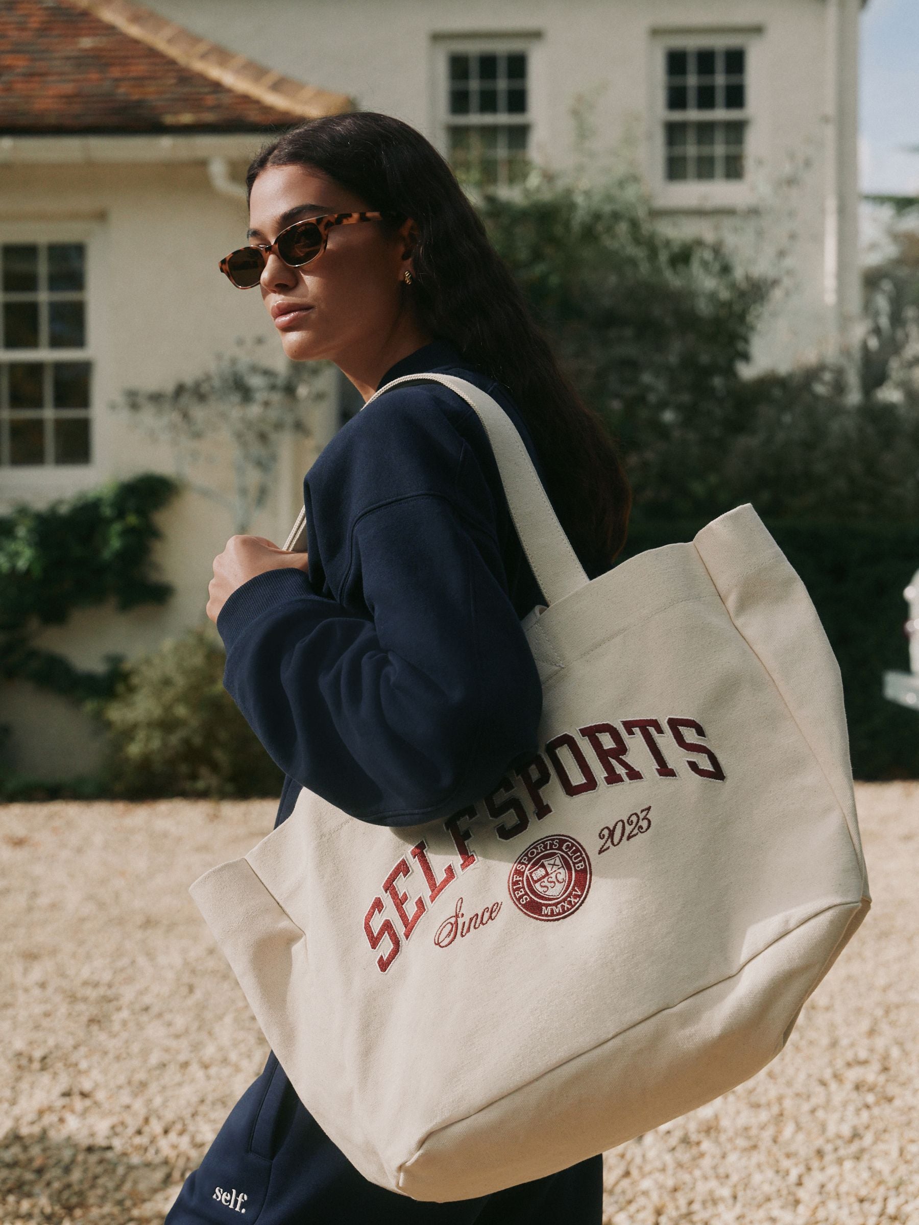 Next：日本 self.Sports コットン キャンバス トートバッグ from Next