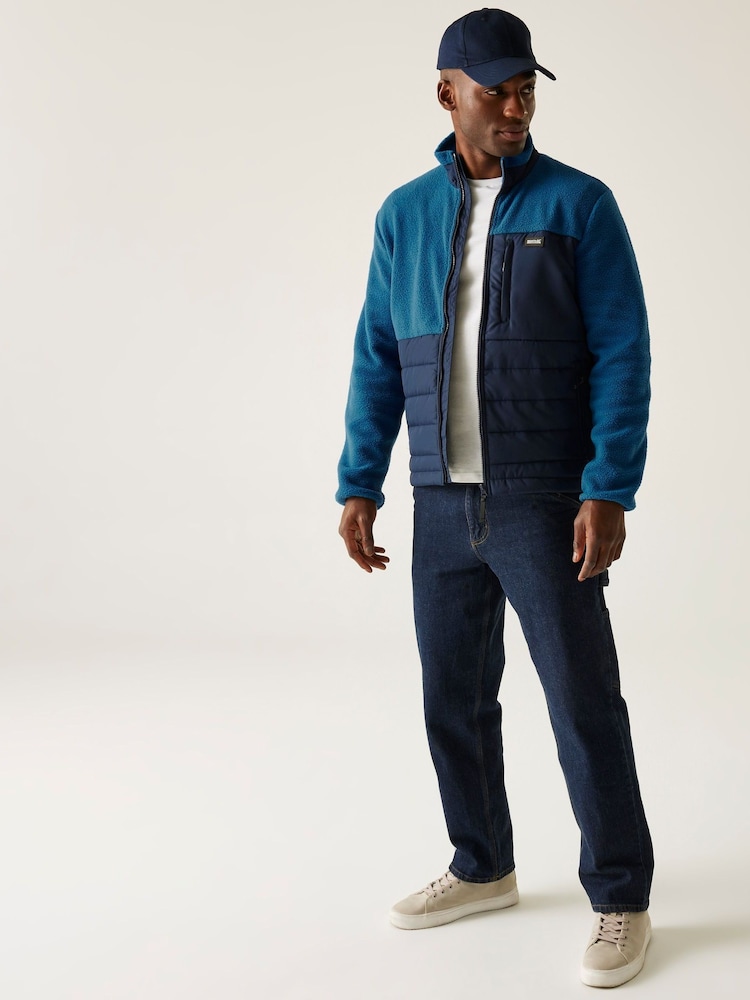 Regatta Blue Frankie Borg Hybrid Fleece - Image 1 of 7