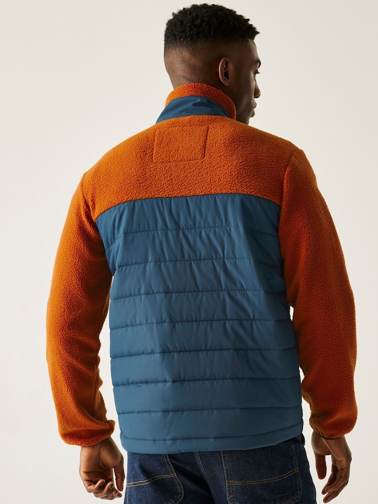 Regatta Orange Frankie Borg Hybrid Fleece - Image 2 of 7 Regatta Orange Frankie Borg Hybrid Fleece - Image 2 of 7
