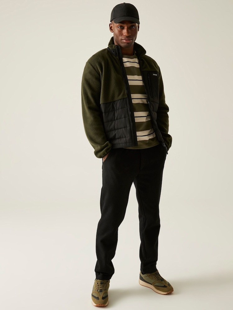Regatta Black Frankie Borg Hybrid Fleece - Image 1 of 7 Regatta Black Frankie Borg Hybrid Fleece - Image 1 of 7