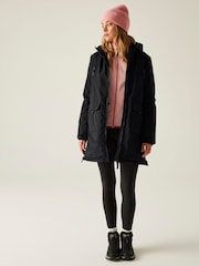 Regatta Black Gwynn Heavyweight Waterproof Jacket - Image 3 of 9