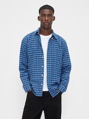 Gap Blue Check Oxford Shirt - Image 1 of 4