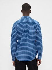 Gap Blue Check Oxford Shirt - Image 2 of 4