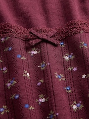 Gap Red Pointelle Pyjamas Set - Image 4 of 4
