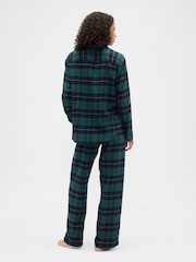 Gap Green Flannel Pyjama Trousers - Image 3 of 4