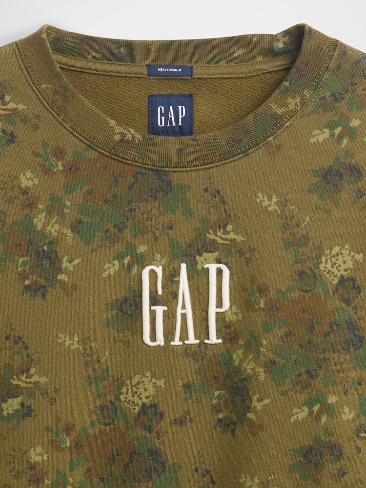 Gap Green Oversized Heavyweight Logo Sweatshirt - Image 4 of 4 Gap Green Oversized Heavyweight Logo Sweatshirt - Image 4 of 4
