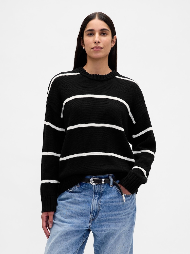 Gap Black Oversized Sweatshirt - Image 1 of 4