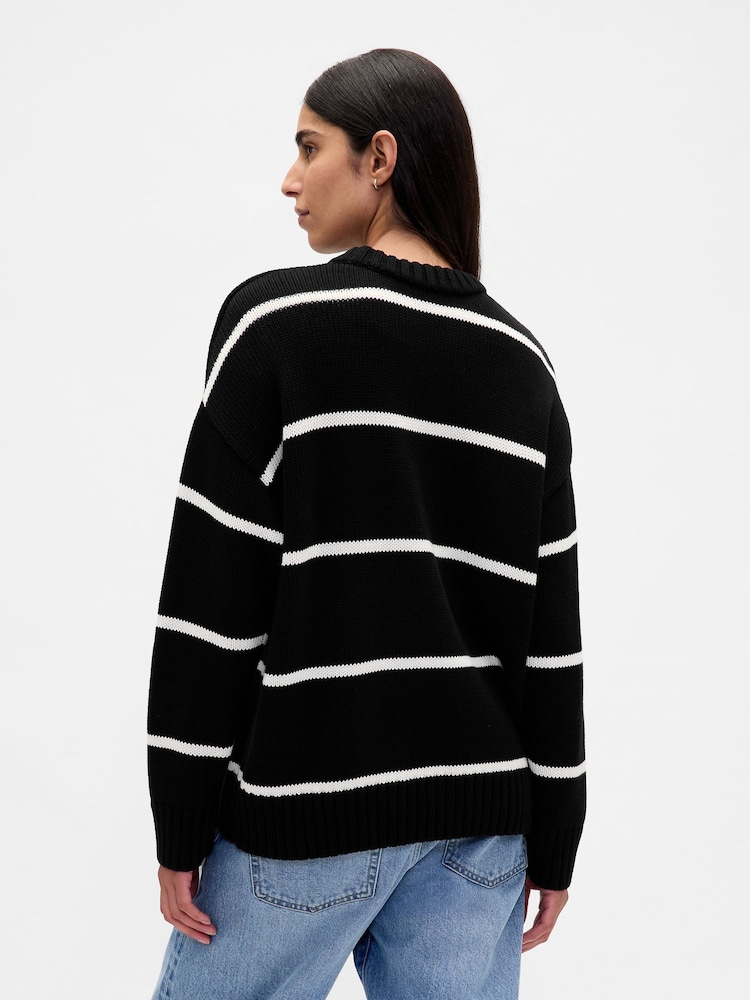 Gap Black Oversized Sweatshirt - Image 2 of 4
