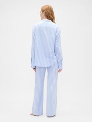 Gap Blue Flannel Pyjama Trousers - Image 2 of 4
