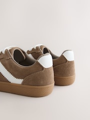 rjava Suede - Retro športni copati - Slika 3 iz 5