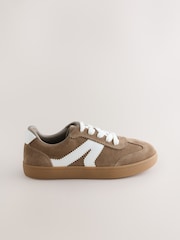 rjava Suede - Retro športni copati - Slika 4 iz 5