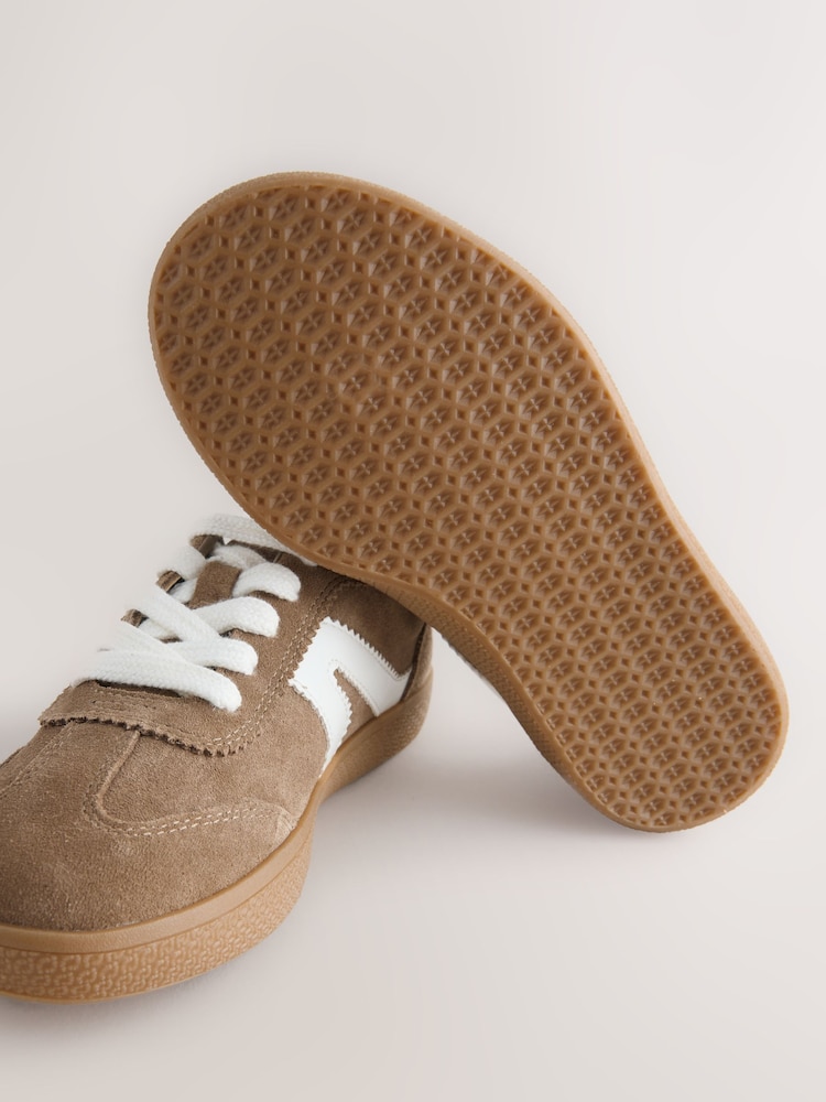 rjava Suede - Retro športni copati - Slika 5 iz 5