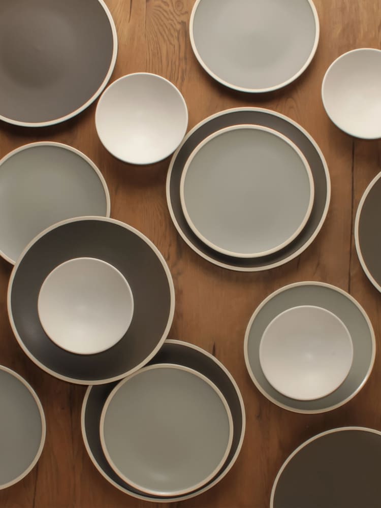 Masterchef 12 Piece Grey Nagoya Dinner Set - Image 3 of 3 Masterchef 12 Piece Grey Nagoya Dinner Set - Image 3 of 3