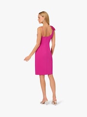 Adrianna by Adrianna Papell Pink Stretch Crepe Dress - Image 2 of 7