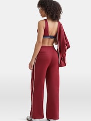 TALA Red Contrast Piping Wide Leg Shadow Track Joggers - Image 2 of 3