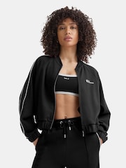 TALA Black Contrast Piping Track Jacket Shadow - Image 1 of 3