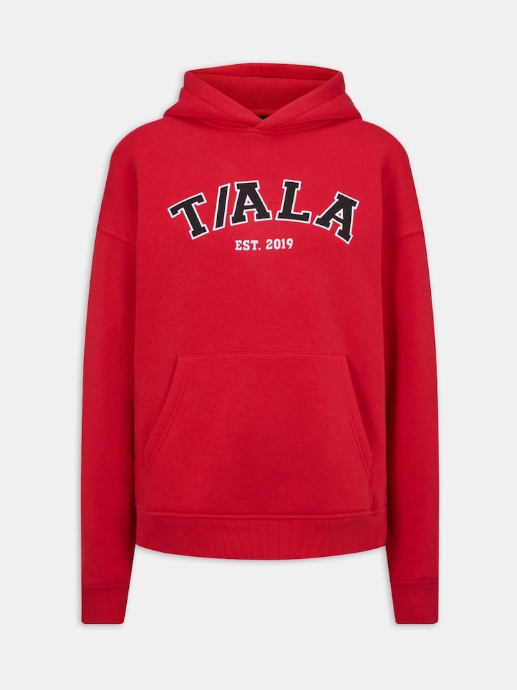TALA Red Active Embroidered Hoodie - Image 3 of 3 TALA Red Active Embroidered Hoodie - Image 3 of 3