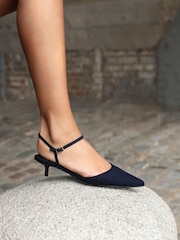 Linzi Blue Vogue Kitten Heel Courts - Image 1 of 5